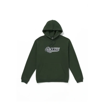 Imagen de Volcom Stoned PO Jersey con capucha, Hombre, Talla: Large, Dark forest
