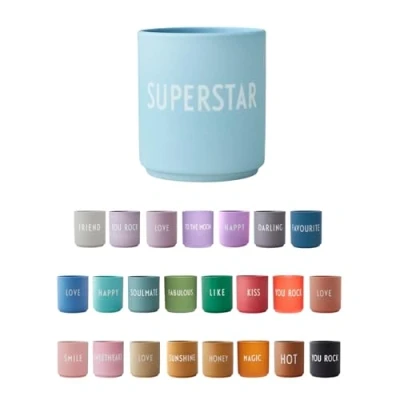 Imagen de design letters Tazas de Cafe Ideal Regalos Originales para Mujer, Hombre Desayuno Regalar Porcelana Taza Te con Letras Grabadas 250 Ml