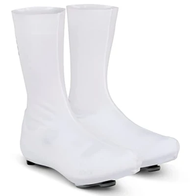 Imagen de GripGrab 2nd Generation Raceaero Tt Raceday Lycra Shoe Cover 2 Lightweight Aerodynamic Road Cycling, Cubrebotas Ciclismo Unisex Adulto, Blanco (White), Large