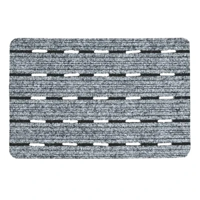 Imagen de ASTRA Felpudo para exterior, resistente, antideslizante, puerta de casa, terraza, jardín, 40 x 60 cm, color gris