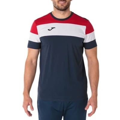 Imagen de Joma Crew IV Camisetas Equip. M/C, Hombre, Marino Rojo Blanco, XL