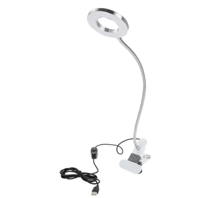 Imagen de lámpara USB de maquillaje con tatuaje LED, mesa maquillaje, belleza Microblading Light abrazadera para Eyebrow / Eyeliner