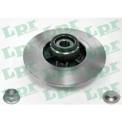 Imagen de LPR R1033PCA Disco de freno 274 11 5 macizo con juego cojinetes rueda, anillo sensor ABS, tuerca accesorios