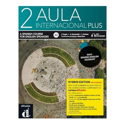 Imagen de Aula Internacional Plus 2. Ed. Inglesa. Ed Hibrida. Libro del Alumno: Livre de l&#039;élève. Edition hybride anglophone