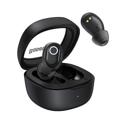 Imagen de Baseus Auriculares inalámbricos Bowie WM02 TWS, Bluetooth 5.0 (Negro)