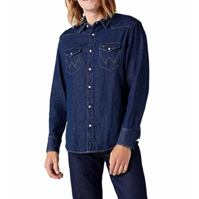 Imagen de Wrangler Icons 27mw Camisa vaquera, 1 Year 924, 3XL Hombre