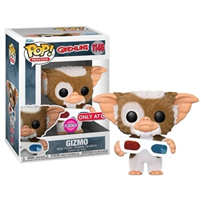 Imagen de FUNKO Figura Pop Gremlins Gizmo with 3D Glasses Flocked Exclusive Disney Muñecos acción, Estampado de Animales, Multicolor (127581)