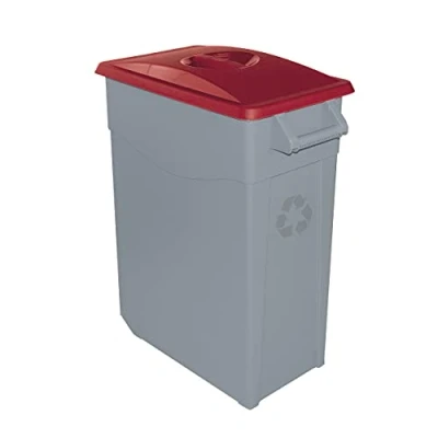 Imagen de Denox DEN021 Contenedor Zeus 65 litros Cerrado, Rojo, 585x290x670 mm