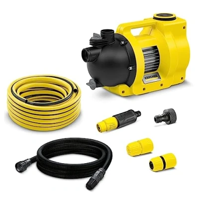Imagen de Kärcher BP 5.000 Garden Set Plus Bomba de Jardín, Caudal máx.: l/h, Altura Impulsión: máx. 40 m, Aspiración: 8 Potencia Motor: 650 Watt, Presión: 4 bar