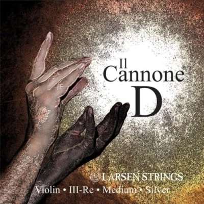 Imagen de LARSEN STRINGS Cuerdas para violín II Cannone D Plata mediana
