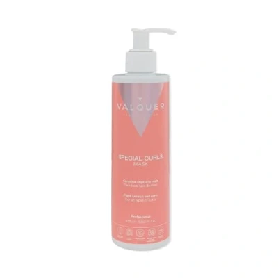 Imagen de Valquer Profesional Válquer Mascarilla Especial Rizos, Método Curly Girl, para Cabellos Rizados, Sin Sulfatos, Sal, Vegano Cabello Rizado, Rizos Perfectos, Hasta 96% Origen Natural, 290 Mililitros