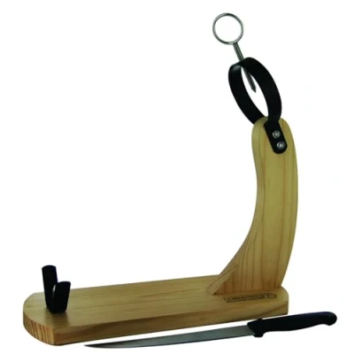Imagen de Bistrot CMKD3168 JAMONERO C/Cuchillo, Madera, Marrón, 38 x 14.2 39 cm