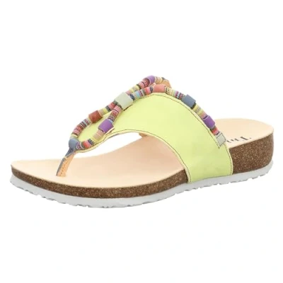 Imagen de Think! Julia Sin Cromo Curtido Sostenible, Chanclas Mujer, Lime Kombi 6000, 40 EU