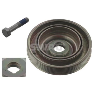 Imagen de SWAG 62 93 3802 Polea de Cigüeñal 6PK 153 5 con tornillo FORD: Focus 2, C Max, MONDEO 4 Stufenheck, PEUGEOT: 307 SW, Hatchback, 308 I SW