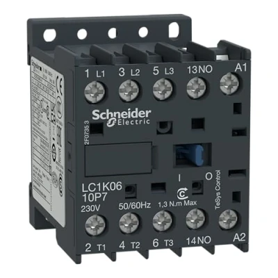 Imagen de Schneider Electric LC1K0610B7 TeSys K Conector, 3P, 3 NA, AC 3,