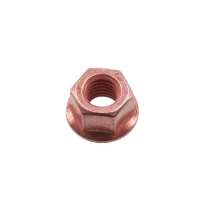 Imagen de Connect 30739 Copper Flashed Nut Flanged M8 x 1.25 13mm Hex 5pc