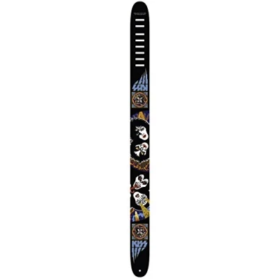 Imagen de Perri&#039;s Leathers P25KISS 8048 KISS Leather Guitar Strap