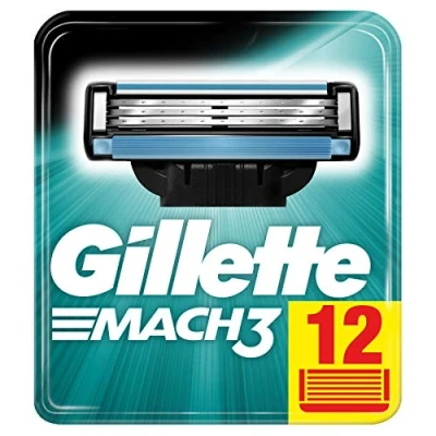 Imagen de Gillette Mach3 Cuchillas de afeitar para hombre (12 unidades)