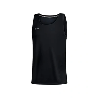 Imagen de JAKO Camiseta de Tirantes para Hombre Run 2.0, Hombre, Anchos, 6075, Negro, Extra Large