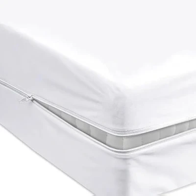 Imagen de Funda de Colchon con Altura 27 cm Transpirable Cremallera 100% Microfibra, Protector Tacto Liso y Suave, Fabricado en ESPAÑA (Cama 105)