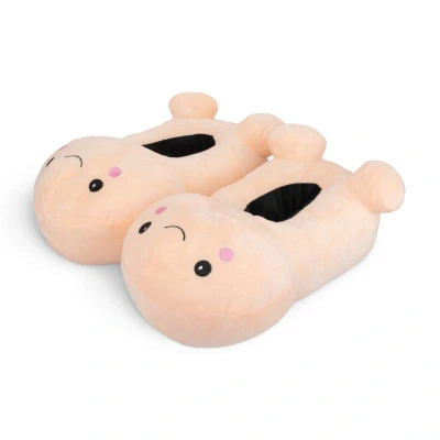 Imagen de Pantuflas En Forma De Pene Con Carita Sonriente Beige