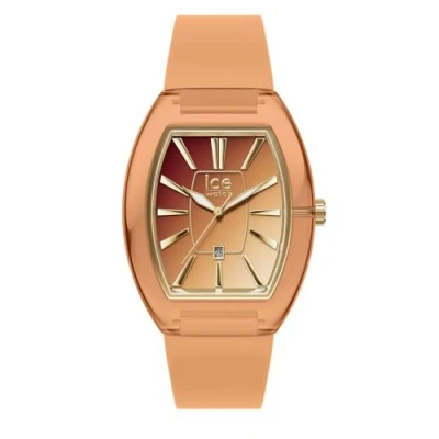 Imagen de Ice WATCH Boliday Dome Peach Cherry Sunset Reloj Naranja para Mujer con Correa de Silicona 024036 Small (37mm)