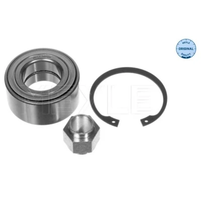 Imagen de MEYLE 11 14 650 0006 Juego de Cojinete rueda eje delantero, ambos lados con material montaje añadido ORIGINAL Quality 72 bolas