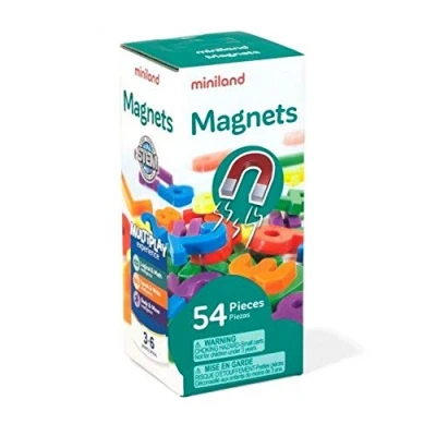 Imagen de Miniland Números magnéticos 54 Piezas, Multicolor (45314) , Modelos/colores Surtidos, 1 Unidad