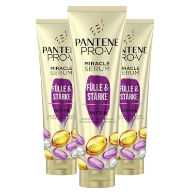 Imagen de Pantene Pro V Miracle Serum Acondicionador para el cuidado (3 unidades, 160 ml)