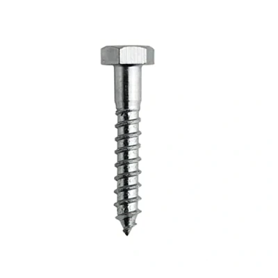 Imagen de DOJA Barcelona Tirafondos Cabeza Hexagonal para Madera 6 x 50 Acero Galvanizado PACK Tornillos Amplio Uso: Construcción, Carpintería, Diseño de Interiores