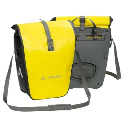 Imagen de VAUDE Aqua Back Juego de 2 bolsas para bici adaptables a la carga e impermeables, Amarillo (Canary), Talla única