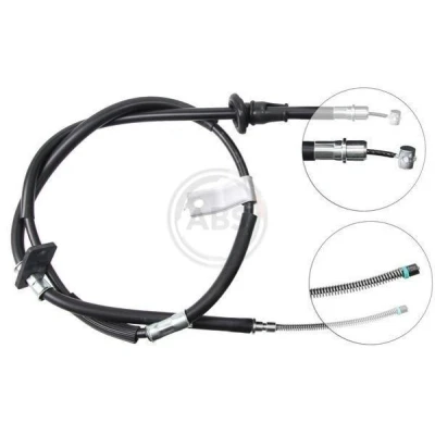 Imagen de A.B.S. K19087 Cable de Freno Mano 1493 Tambor para dirección izquierda/derecha HYUNDAI: ACCENT 2