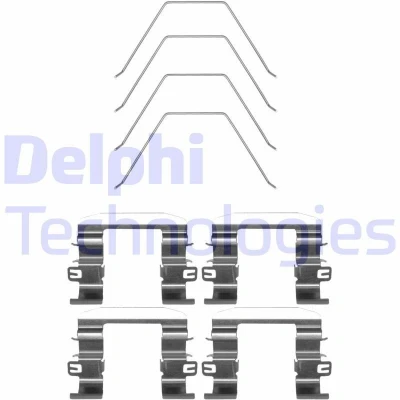 Imagen de DELPHI LX0669 Kit de accesorios, pastillas frenos FORD: S Max Mk2, KIA: SORENTO 3