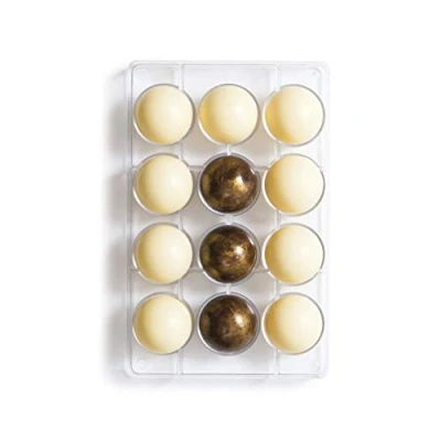 Imagen de 0050088 DECORA MOLDE PARA CHOCOLATE HEMISFERIO Ø 50 275X15X22MM