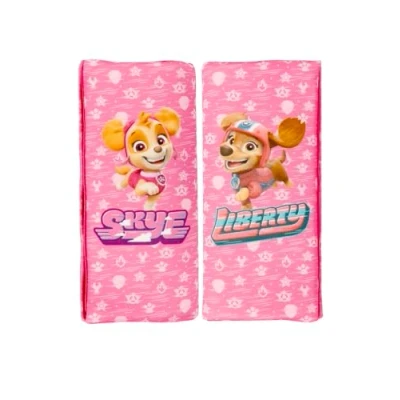 Imagen de Paw Patrol Juego de 2 Mini Almohadillas Patrulla Canina para Niña con Personajes Skye y Liberty. Ideal los Cinturones Seguridad Las Sillas Infantiles. Extra Cómoda Lavable.