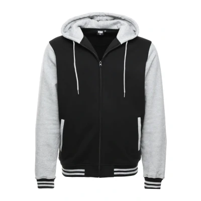 Imagen de Urban Classics 2TONE ZIP Hoody Sudadera con cremallera, Hombre, Talla: 4XL, Black/grey