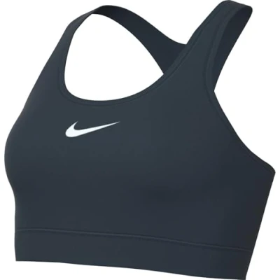 Imagen de Nike Performance BRA Sujetadores deportivos con sujeción media, Mujer, Talla: XL, Armory navy/white