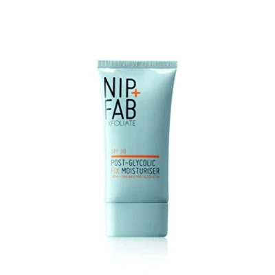 Imagen de Nip + Fab Exfoliate Post Glycolic Fix Moisturiser SPF 30 Niacinamida Antienvejecimiento Protección Solar Ácido Glicólico Minimización De Poros 40 ml