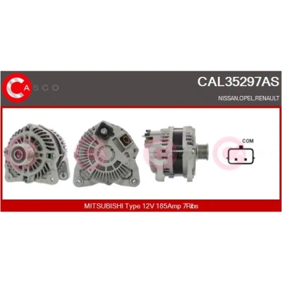 Imagen de SANDO 2035297.0 Alternador 12V 185A RENAULT: MASTER 3 Kasten, Bus,