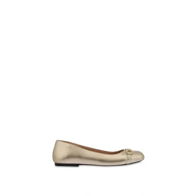 Imagen de LOVE Moschino Chain Strap Bailarinas, Mujer, Talla: 39, Platino Zapatos