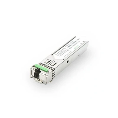 Imagen de DIGITUS Módulo Gigabit SFP compatible con HP, Mini GBIC, modo único, LC Simplex (BiDi), Tx 1550 nm / Rx 1310 nm, 20 km, 1,25 Gbit/s.