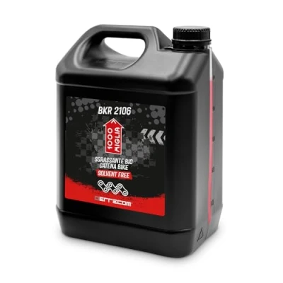 Imagen de ERRECOM 1000 Miglia BKR 2106 Desengrasante Biodegradable para Cadenas de Bicicleta, Fórmula sin Disolventes, Bidón 5 L