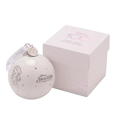 Imagen de Disney 100 Bolas de Navidad cerámica, diseño Blancanieves en caja blanca