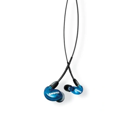 Imagen de Shure AONIC 215 Auriculares con aislamiento de sonido cable, claro, controlador único, ajuste seguro dentro la oreja, cable desmontable, calidad duradera, compatible dispositivos