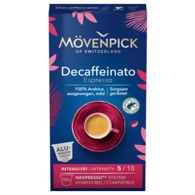 Imagen de Mövenpick cápsulas de café DECAFFEINATO ESPRESSO en aluminio (10 unidades)