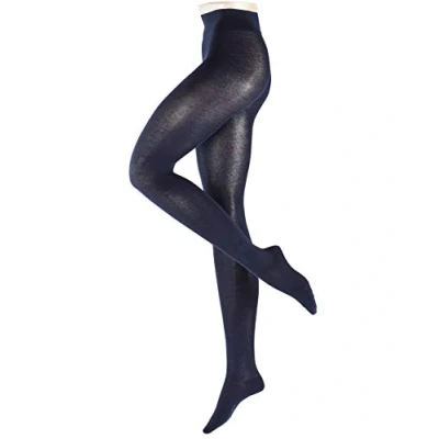 Imagen de ESPRIT Cotton Feeling W Ti algodón lisas 1 pieza, Pantimedias Mujer, Azul Marine 6120, 38 40