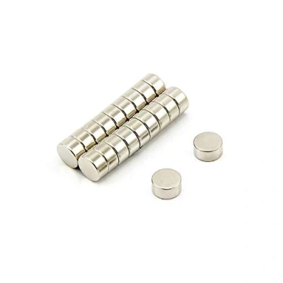 Imagen de Samarium Cobalt A Alta Temperatura Imán Para Motores, Motores Eléctricos, Turbo Maquinaria Y Sensores 10mm de Diámetro x 5mm Espesor 1.8kg Paquete 4
