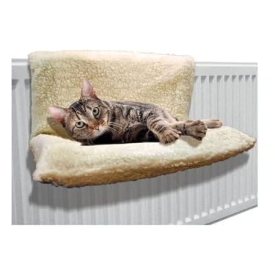 Imagen de Marco Paul Radiador Cama para gatos Gato Perro Pequeño Mascotas Cálida Camas de Forro Polar Cuna Hamaca Animal Colgante Esponjoso Gatito Cachorro
