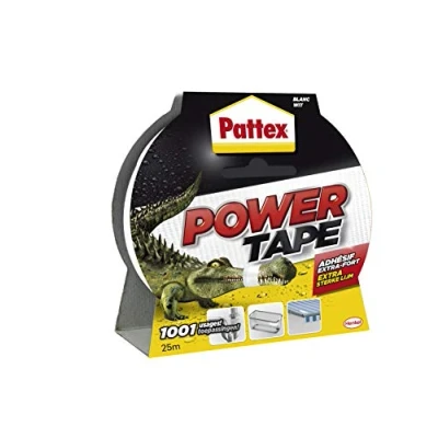 Imagen de Pattex Power Tape Cinta adhesiva (25 m), color blanco