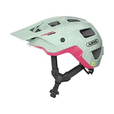Imagen de ABUS Casco para ciclismo de montaña MoDrop MIPS, bicicleta robusto con protección contra impactos ciclistas montaña, Ajuste individual, Unisex, Menta, talla S